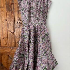 Mary Katrantzou Architectural Printed Dress Fit & Flare UK 12 US 8